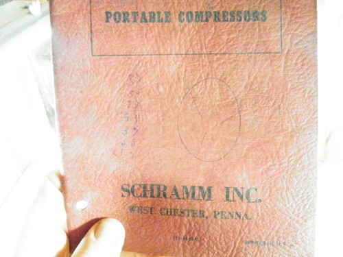 SCHRAMM PORTABLE COMPRESSOR OPERATION MAINTENANCE MANUAL - Picture 8 of 8