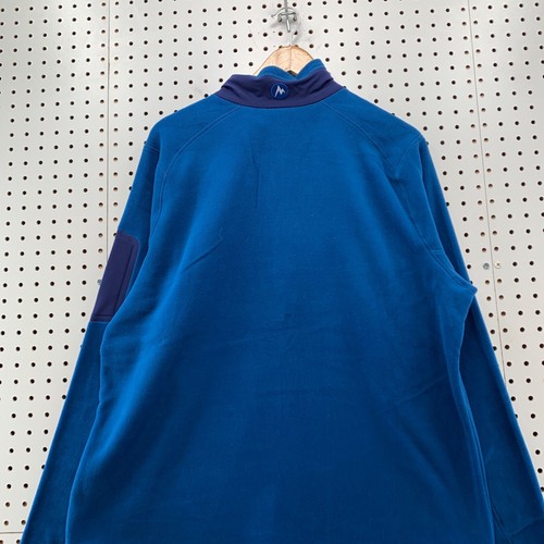 NEW Marmot 1/2 Zip Fleece Sweater Mens XL Blue Polartec Pocket NWT 24.5x31 - Picture 15 of 22
