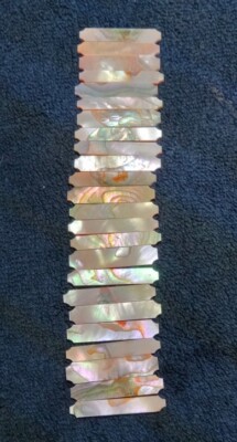 24 random width old abalone blanks  1.44 inch long     .073 inch thick