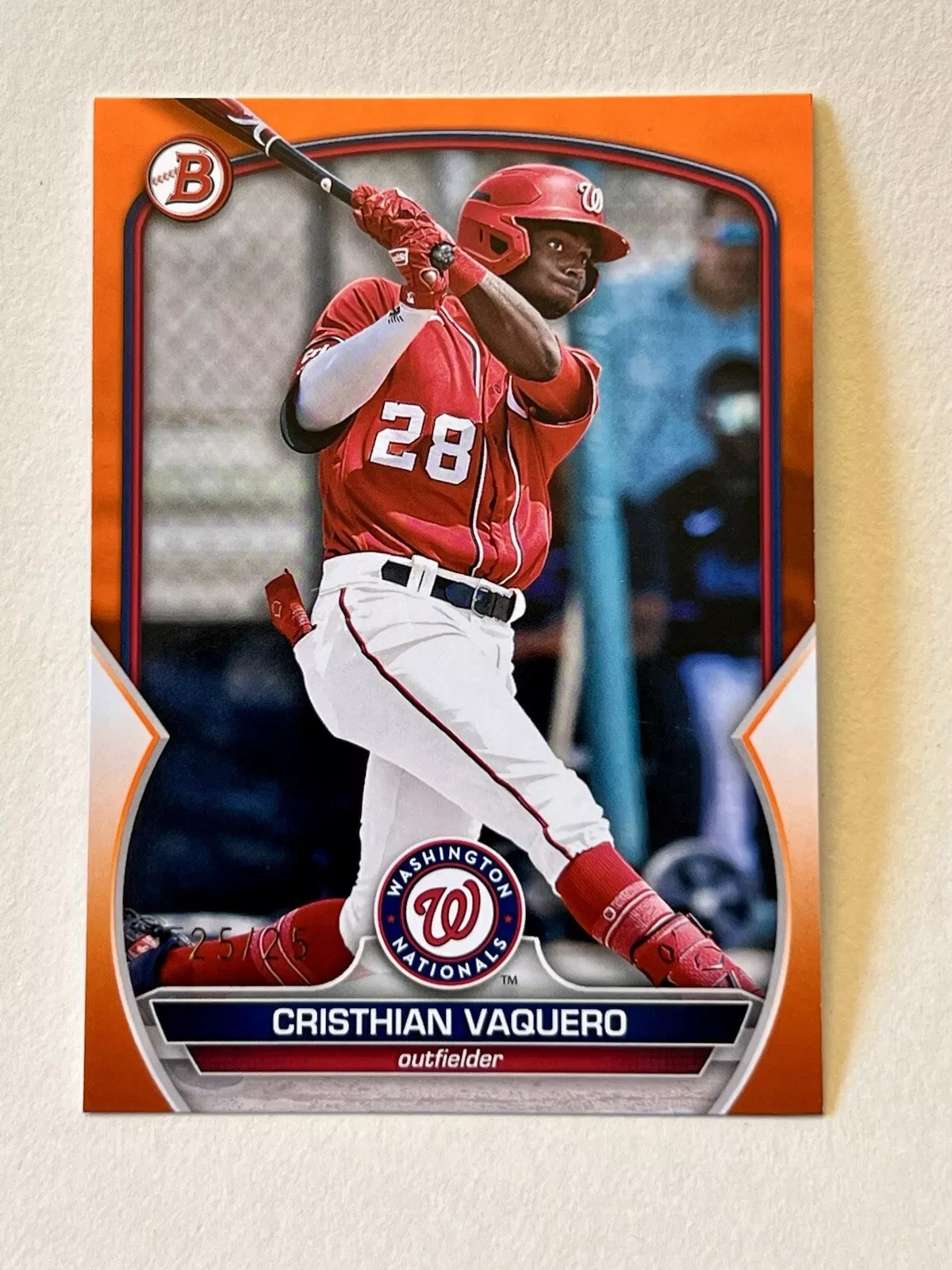 Cristhian Vaquero trading card