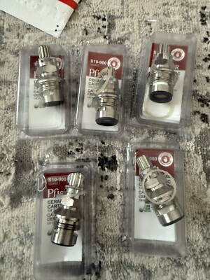 5X New GENUINE PFISTER S10-900 CERAMIC DISC CARTRIDGE 1/4 TURN HOT / COLD NEW