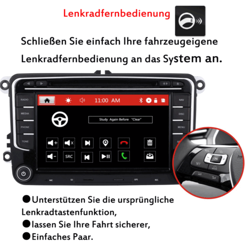 2DIN Autoradio NAVI DVD DAB+ Für VW Golf 5 6 PLUS Touran Passat B6/B7 Tiguan BT - Bild 7 von 15