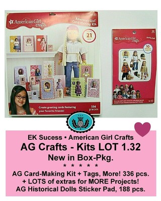 american girl card making kit