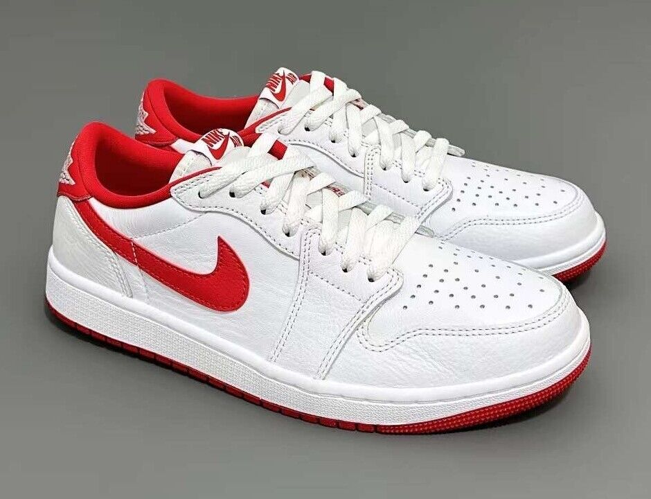 2024 Nike Air Jordan 1 Retro Low OG Size 13 White Red CZ0790 2024 Nike Air Jordan 1 Retro Low OG Size 13 White Red CZ0790