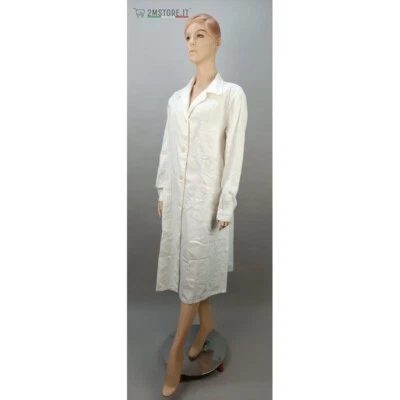 Chemisier Femme Blouse Tablier De Travail ADDA Paola Blanc Haute Qualité Confort - Photo 1/4