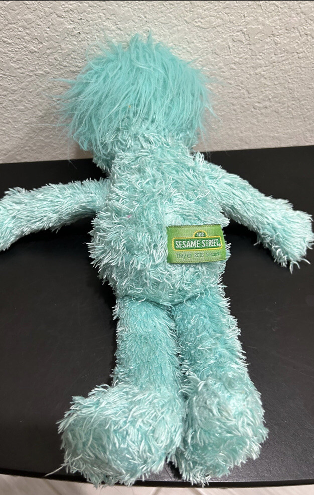 Gund Sesame Street Rosita Plush Blue Stuffed Doll 15” 2016 Rare