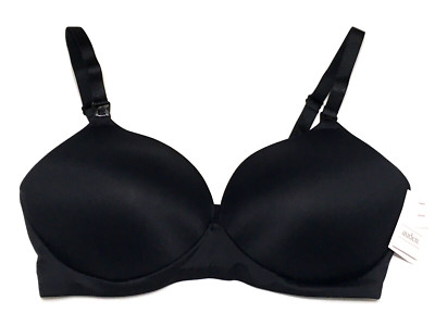Auden Women's Size 38D Black Wirefree Demi Coverage Lightly Lined Bra