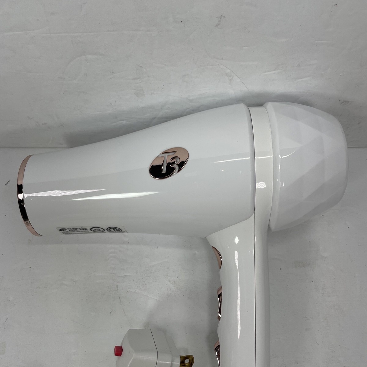 T3 Featherweight 2 Professional Hair Blow Dryer White (73835