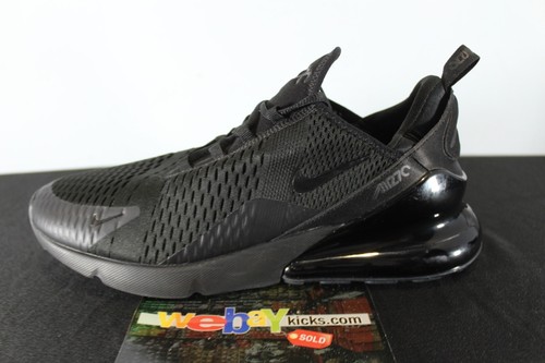 Nike Herren Air Max 270 Dreifach Schwarz Schnürschuhe Turnschuhe Größe 14 AH8050-005 - Bild 2 von 10
