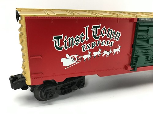 2000 Lionel Tinsel Town Express Boxcar Plays Christmas Music O-Scale MK130 - Picture 8 of 14