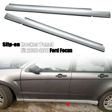 For 2008-2011 2009 Ford Focus 4 Door Slip-on Rocker Panel Set Left & Right