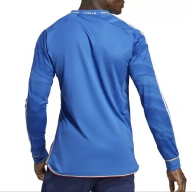 Adidas Italy FIGC Long Sleeve Jersey (HS9893 210) Men's Size