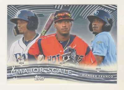 2021 Topps Pro Debut MAJOR SCALE #MS-2 WANDER FRANCO RC Rookie Tampa Bay Rays