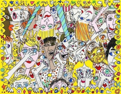 JAMES RIZZI PEEK A BOO EYE SEE U you Hand Signed 3D Serigraph