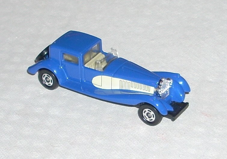 Vintage 1978 TOMICA #F46 BUGATTI COUPE DE VILLE Blue 1/80