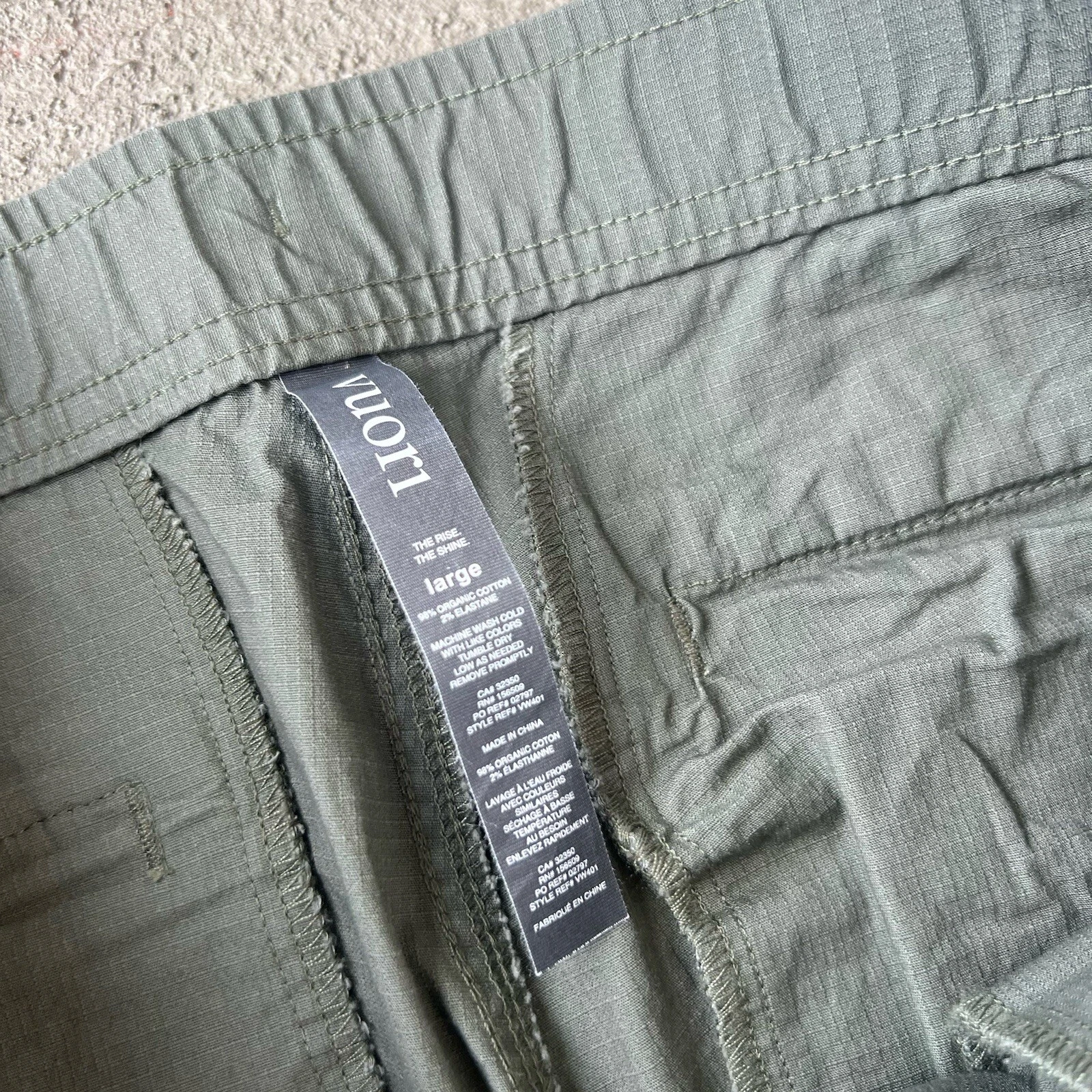 vuori ripstop pants