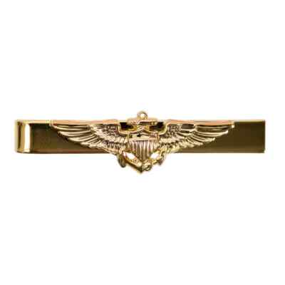 Navy Tie Bar Tie Clasp Aviator