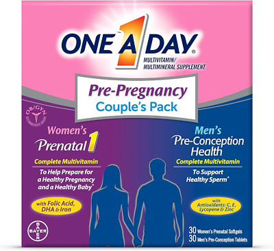 ONE a DAY Men's & Women's Pre-Pregnancy Multivitamin Softgel Including Vitamins 