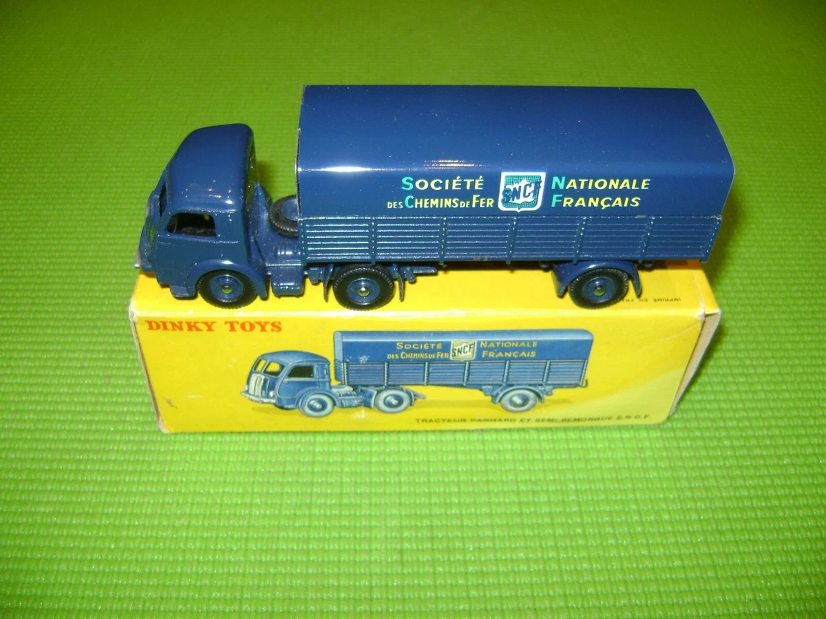 Dinky Toys Panhard & Semi-remorque SNCF 575 – Jantes Concaves – État Proche Neuf