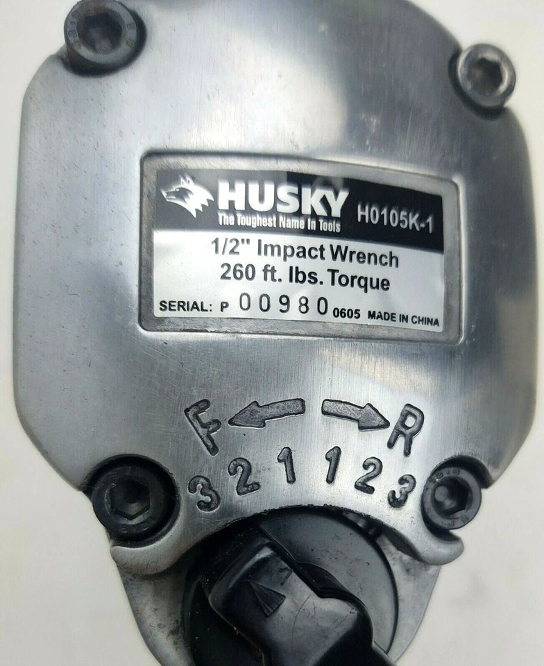 Juego de herramientas Husky Air 1/2" llave de impacto 3/8" trinquete zócalos brocas etc. Foto 4 de 4