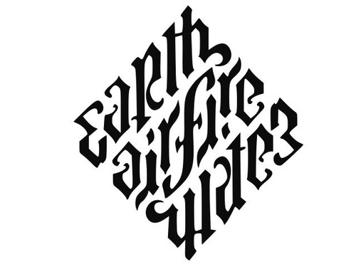 earth air fire water illuminati vinyl decal car wall sticker