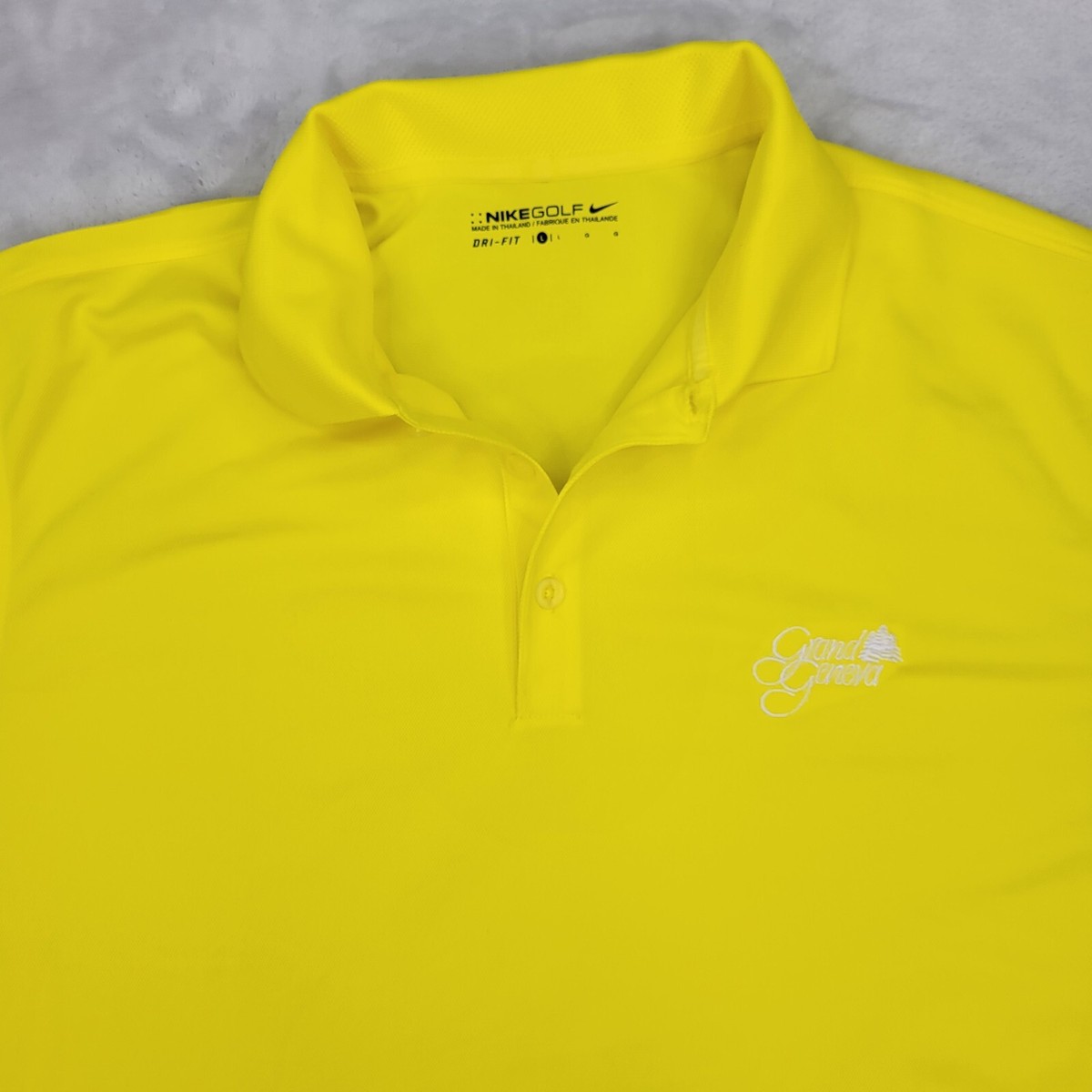 Nike Polo Shirt Mens Large Golf Performance Vented Grand Geneva