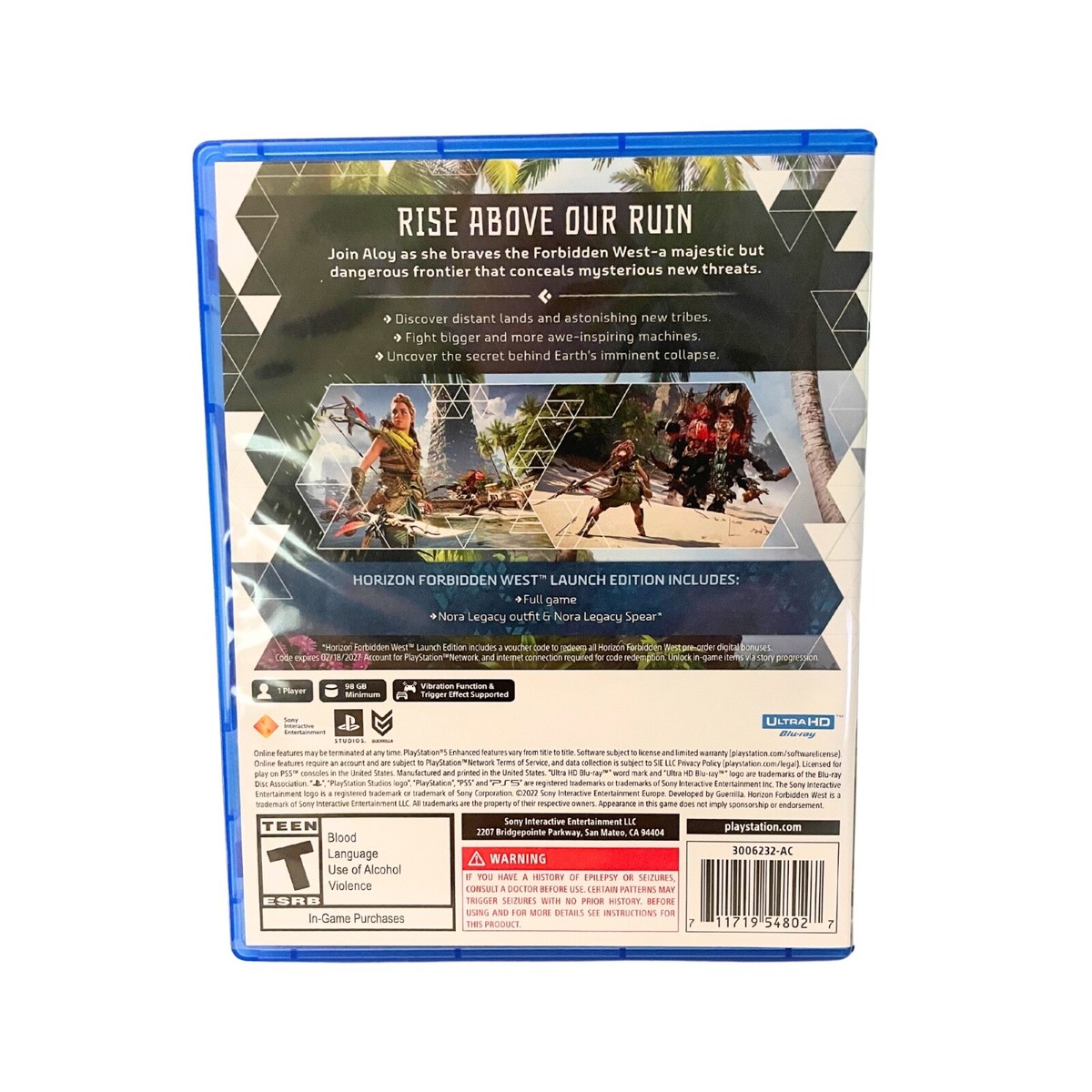 SONY - 新品未使用　PS5 “Horizon Forbidden West Amazon.com: Horizon Forbidden West Standard Edition