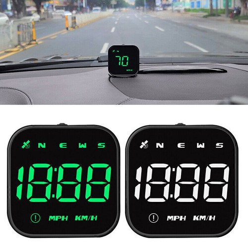GPS Tachometer Auto HUD Kopf oben Anzeige MPH KMH Kompass Überdrehzahl Alarm .