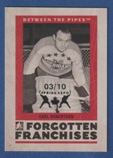 EARL ROBERTSON 2006-07 Between The Pipes PROMO #3/10 Toronto Expo #FF-06 ITG!