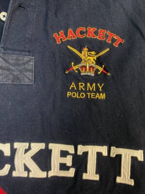 Hackett Army Polo Team Number 3 Size S | eBay