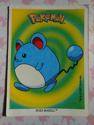 MARILL #183 - DUNKIN BOOMER 2001 - POKEMON KARTE - GUTER ZUSTAND