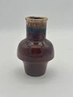 1960s Hull U.S.A. Brown Drip Glaze Pottery Crestune Carafe Decanter w/o Lid