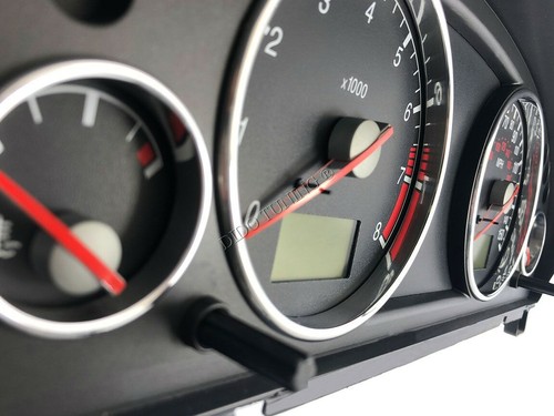 For Ford Mondeo Mk3 2000-2007 Polished Aluminium Chrome Gauge Trim Rings 4pcs - Imagen 10 de 11