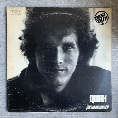 Jorma Kaukonen w Tom Hobson : Quah : Vinyl Record : AYL1-3747 : VGC