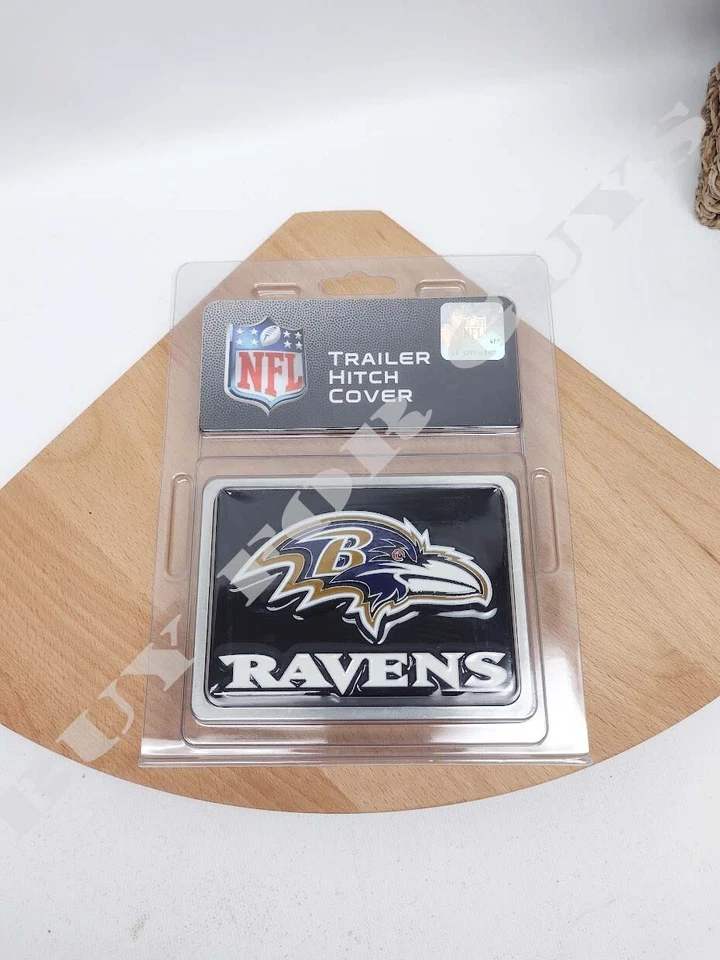 Baltimore Ravens NFL Rectangle Truck Hitch Cover - Class II or III Free Shipping - Image 2 of 4