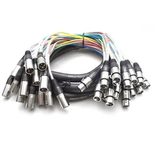 Seismic Audio - 16 Channel XLR Snake Cable - 10 Feet Long - Pro Audio Snake f...