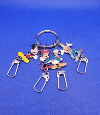 Disney Mickey Mouse  Friends Mickey Minnie Goofy Donald Multi Charms Keyring