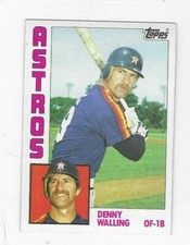 1984 TOPPS DON WALLING #36 HOUSTON ASTROS