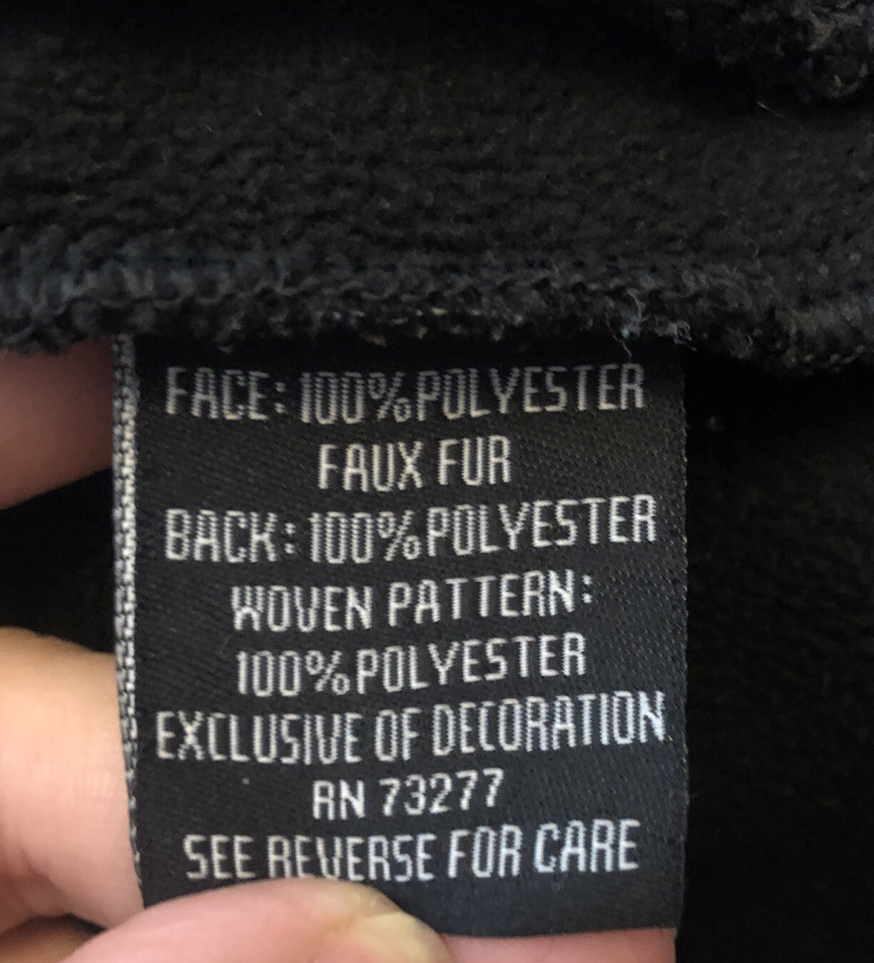 Giacca donna Fila Sport nera full zip taglia small pelliccia sintetica con tasche