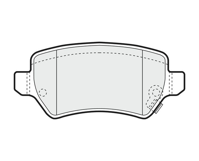 Vauxhall Meriva Rear Brake Pads Set 2003 Onwards GENUINE BRAKEFIT eBay