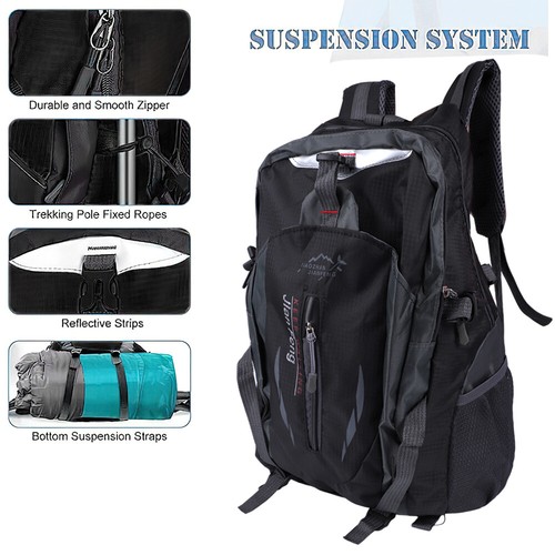40L Herren Damen Rucksack Wasserdicht Reisen Trekking Wanderrucksack Outdoor Bag - Bild 3 von 24