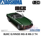 MG-B MK-3 G/HN5D 1974 Bristish Classic Car BLMC MGB 1:24 model kit Aoshima 06881