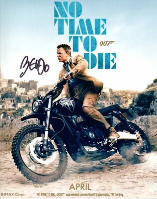 DALI BENSSALAH JAMES BOND NO TIME TO DIE AUTOGRAMM SIGNED BOND PREMIER 10-8 COA 