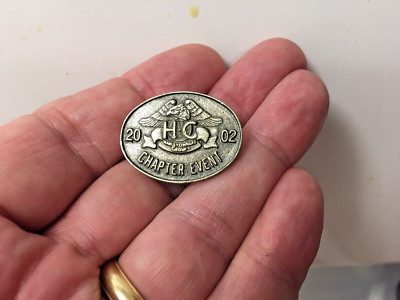 Harley Owners Group 2002 Pewter Chapter Event Pin