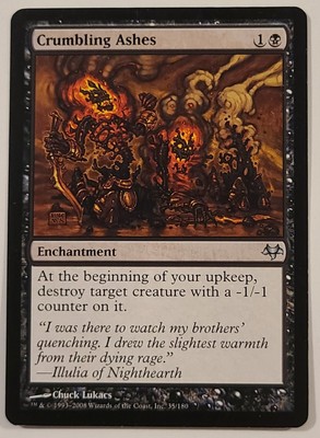 Magic: The Gathering - Crumbling Ashes. Eventide. Uncommon. Reg. NM!