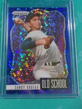 2021 Prizm Sandy Koufax 39/199 BLUE Donut Circles Old School!!! LA Dodgers 