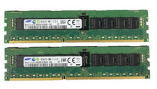 Lot of 2x Samsung 8gb DDR3 1600 PC3L-12800R ECC Server RAM M393B1G70QH0-YK0