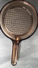 Vintage Corning Ware Visions 7 Inch Waffle Bottom Frying Pan Skillet  France