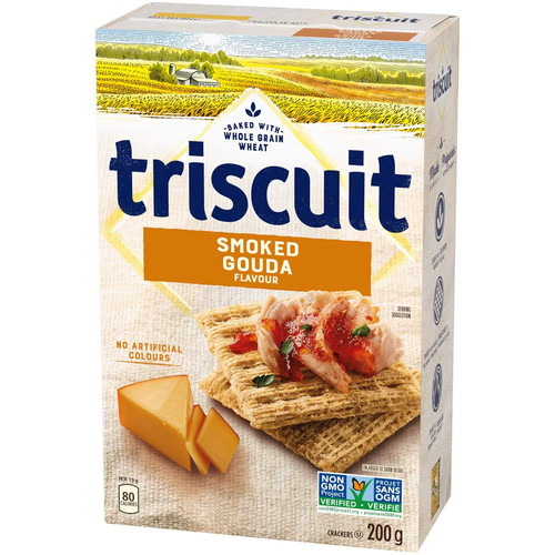 Christie Triscuit Gouda Crackers affumicato, 200 g/7,1 once, (importato dal Canada) - Foto 5 di 5