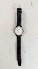 Vintage Avia Freestyle Swiss Quartz Watch With Black Leather Strap Working